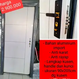 Pintu aluminium/ pintu baja impor