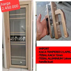 Pintu kamar mandi/ pintu wc aluminium