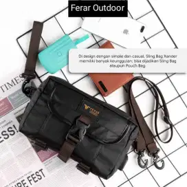 Tas selempang 2in1 pria Waterproof Ferar EXILE