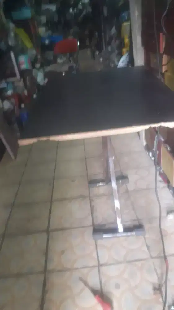 Cocok utk dagang k5 se bh meja lipat uk 58cmx 90cm kond bgs mls murah