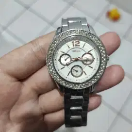 Jam Tangan Wanita Fossil Stainless