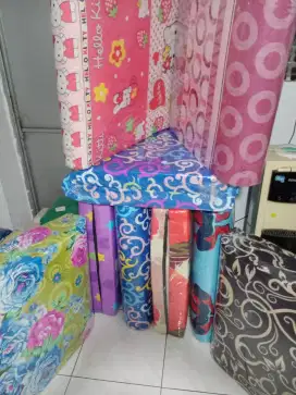 Kasur lipat uk 80 , 90 , 100 tebal 6 & 10 cm