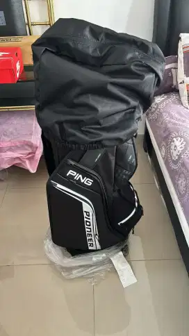 Bag Golf Ping Pionner 214 Black New / Tas Golf Belum dipakai