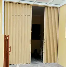 Folding gate gerbang lipat warung toko ruko, murah terpercaya tigadara