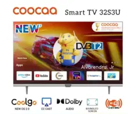 Tv led 32 inch merk coocaa