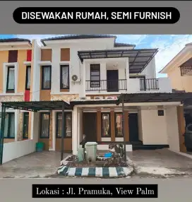 Disewakan Rumah Semi Furnish