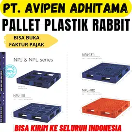 Pallet Plastik Rabbit Baru Ukuran NPS 1206 Bandung