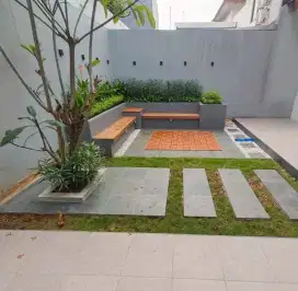 Jasa pembuatan taman kering taman minimalis dll #4