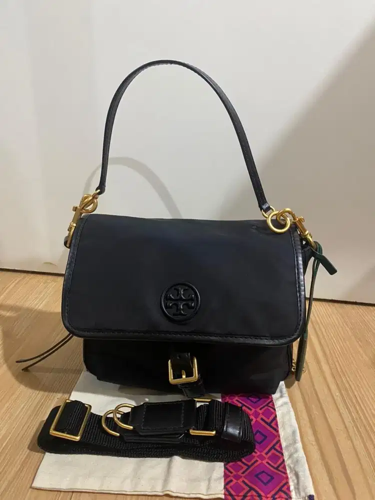 Tas tory burch like new black