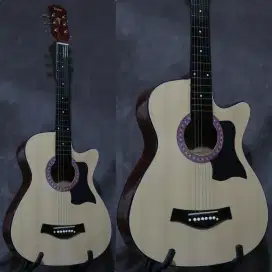 Gitar akustik siap pakai dan siap antar