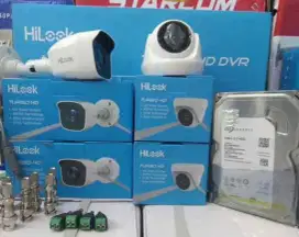 Harga grosir  pasang paket kamera CCTV hilook HIKVISION bergaransi