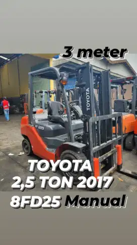 Toyota 2,5 ton 2017 siap kerja