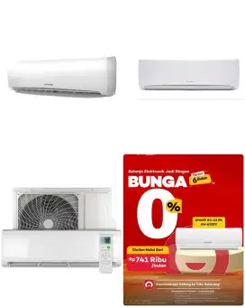 Sharp AC 1 PK?PROMO SPECIAL BUNGA & DP BISA 0%?