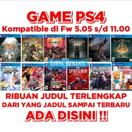 JUAL GAME PS4 TERLENGKAP MRH HARGA TERJANGKAU