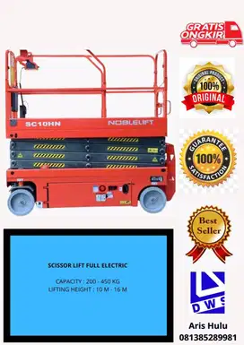 Harga Termurah sekarang Scissor Lift Electric Import Merk Noblelift