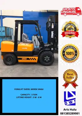 Harga Termurah super promo Forklift Diesel Vmax mesin Isuzu