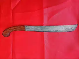 golok sembelih pamor damaskus balik mipih tebas antik langka wingit