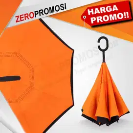 Payung Terbalik 2 Lapis Kain Gagang C Reverse Umbrella Reflective
