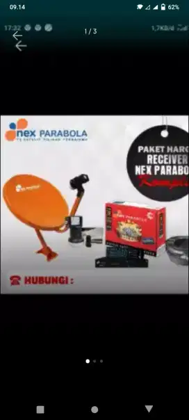 Antena parabola mini CCTV android box