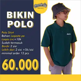 Bikin Polo Bordir / Polo Keren