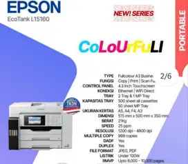 EPSON L15160 FULL WARNA A3+ ink tank