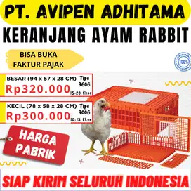 Keranjang Ayam Potong Broiler Plastik Merek Rabbit Semarang