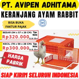 Keranjang Ayam Potong Broiler Plastik Merek Rabbit Palembang