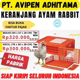 Keranjang Ayam Potong Broiler Plastik Merek Rabbit Jambi