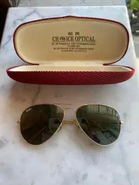 Kacamata Ray-Ban aviator large metal L0205 sz 58