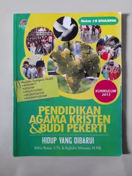 Buku Pendidikan Agama Kristen kelas 10