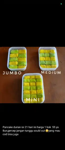 Pancake durian enak