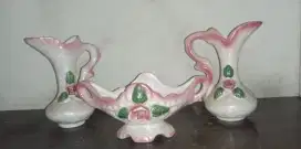 Pajangan rumah antiq set keramik 3 in 1