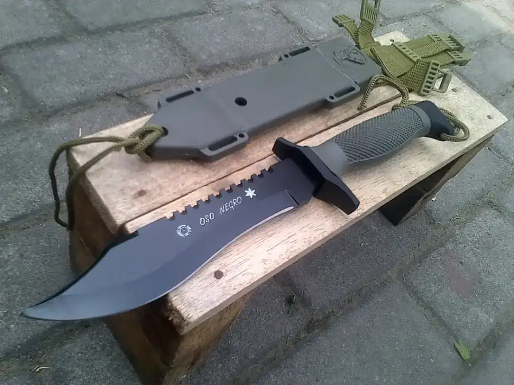 Pisau olahraga outdoor camping berburu hunting survival suport kopel