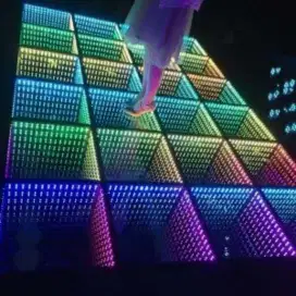 lampu panel floor dance