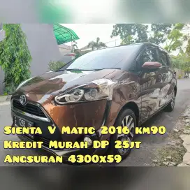 Sienta V Matic 2017 Awal Km90Rban Full Ori