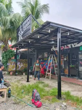 Kanopi atap spandek