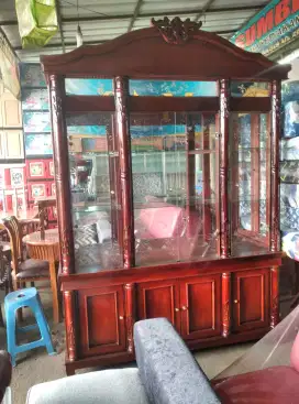 BUFFET PAJANGAN KACA 4 PINTU