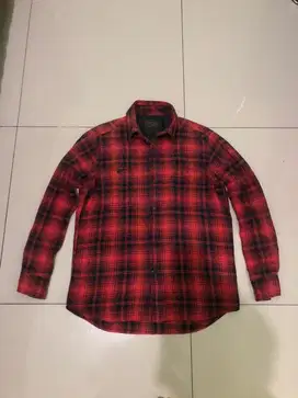 Kemeja Flannel Authentic Uniqlo japan M