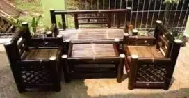 Kursi bambu minimalis