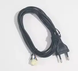 Kabel Ac TV LED Universal Soket Kotak 12x8 mm + Karet Penahan 1,5 Mtr