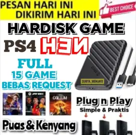 HDD EKSTERNAL PS4 320GB FULL GAME Murah Meriah Terjangkau SIAP DIKIRIM