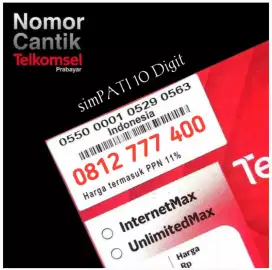 NOMOR CANTIK TELKOMSEL SIMPATI 10 DIGIT