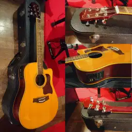 Gitar Akustik Elektrik Top Solid Original Seri Tertinggi Caraya Ori