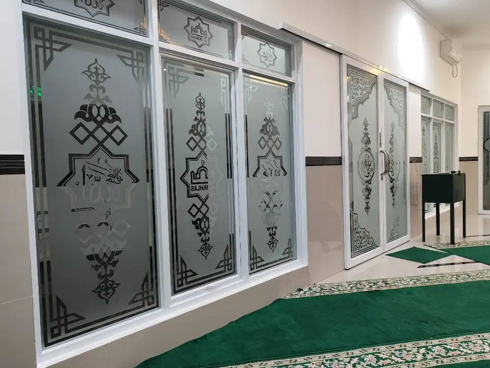 cutting stiker masjid