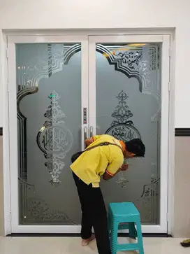 cutting stiker masjid