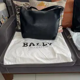 Tas Bally Kulit Hitam Original