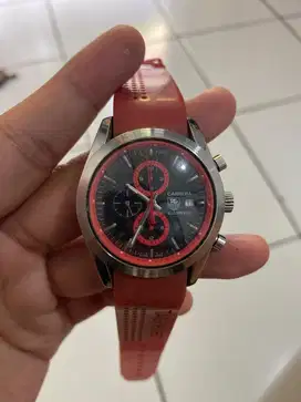 Jam Tag Heuer Carrera Automatic Red