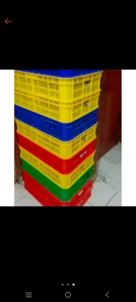 Dijual kontainer plastik
