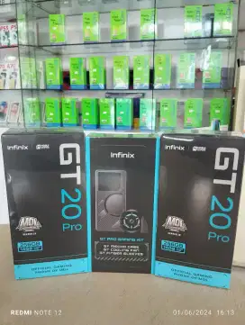 Ready Stok INFINIX GT 20PRO 5G 8+8/256 Blue & Silver