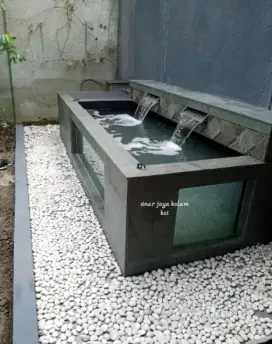 kolam minimalis kaca